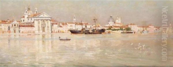 A Summer Afternoon On The Giudecca Oil Painting by William Logsdail