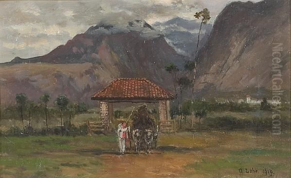 Pico De Orizaba Oil Painting by August Lohr