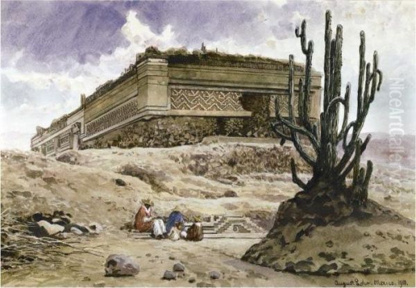 Mitla Oil Painting by August Lohr