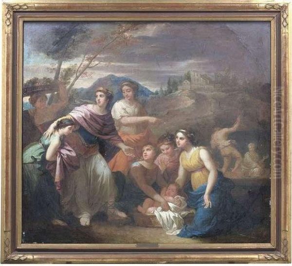 Pierre . The Finding Of Moses Oil Painting by Nicolas Loir