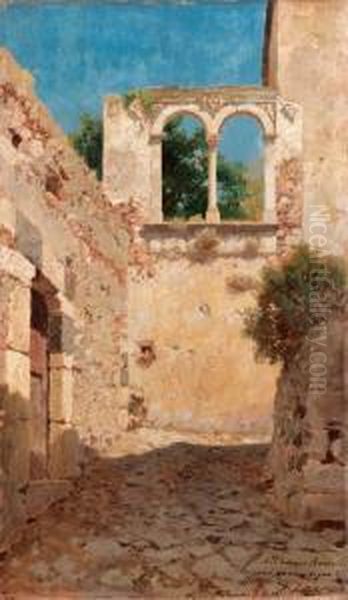 Rovine Oil Painting by Francesco Lojacono