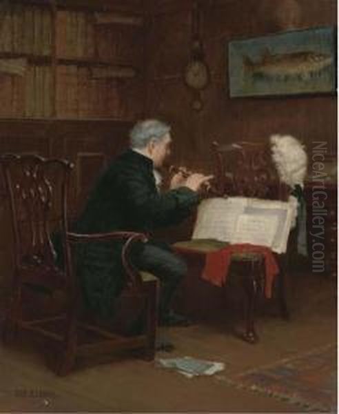 The Rehearsal Oil Painting by John Arthur Lomax