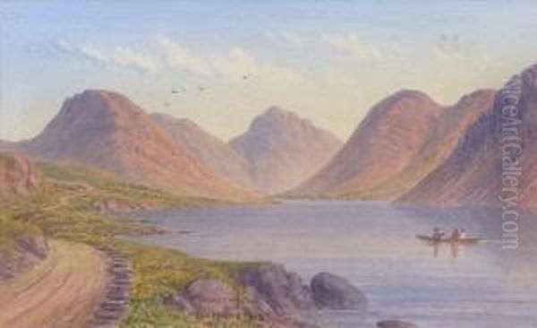 Wast Water Oil Painting by William Taylor Longmire