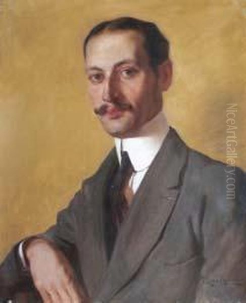 Figura D'uomo Oil Painting by Francesco Longo Mancini