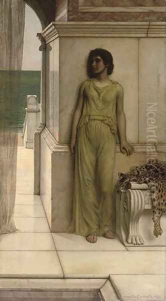 A Greek girl Oil Painting by Henry Daniel Chadwick