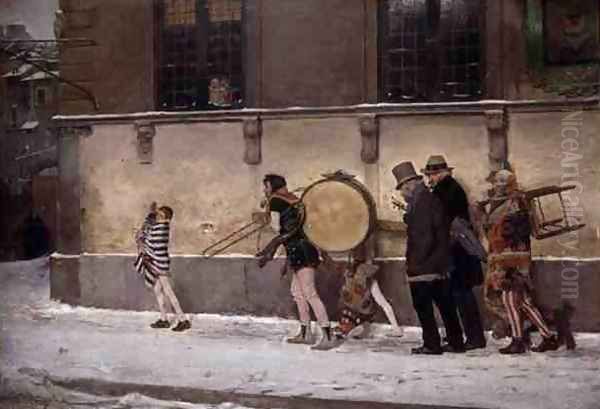 The Parade, 1873 Oil Painting by Roman Ribera Cirera