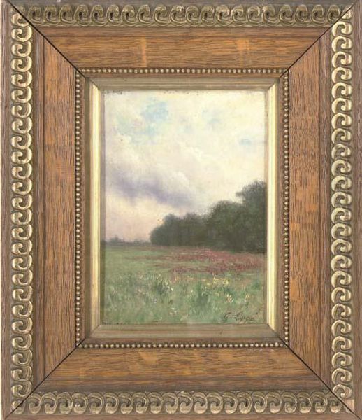 Poppyfields Oil Painting by Gabriel Loppe