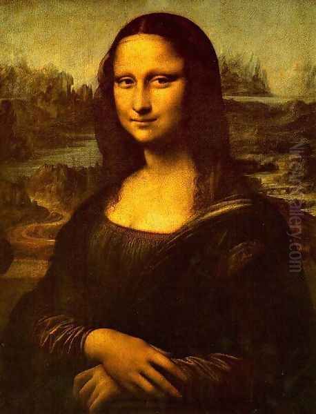 Mona Lisa (or La Gioconda) Oil Painting by Leonardo Da Vinci