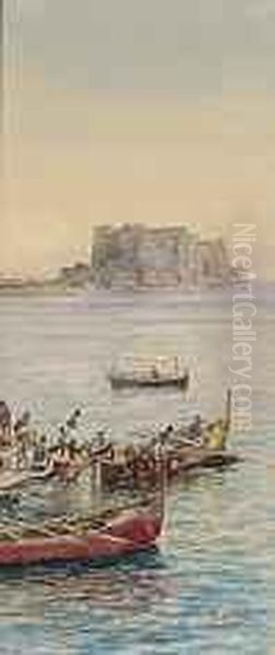 Salerno - Neapel Oil Painting by Vincenzo Loria