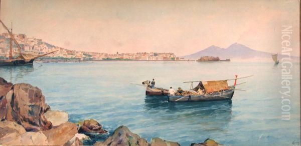 Golfo Dinapoli Oil Painting by Vincenzo Loria