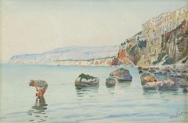 Sorrento Oil Painting by Vincenzo Loria