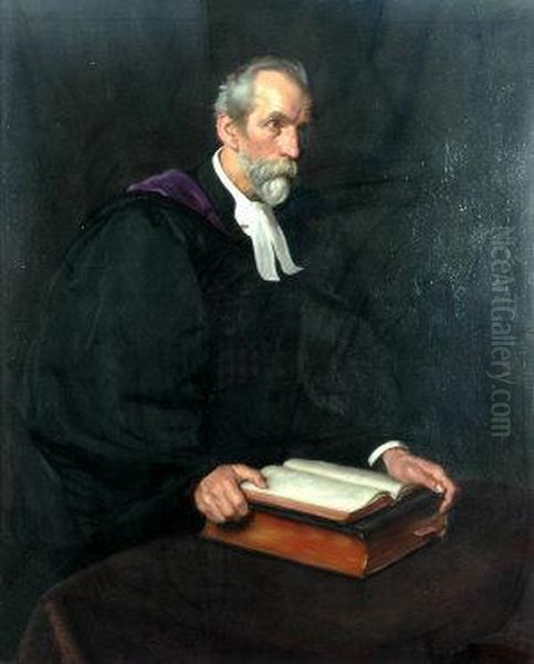 The Rev. Daniel Mclean, Bd Oil Painting by John Henry Lorimer