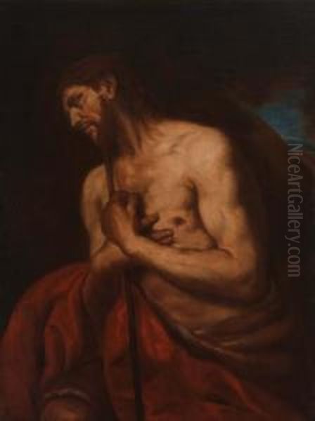 San Giovanni Battista Oil Painting by Johann Karl Loth