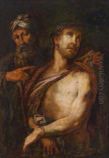 Ecce Homo Oil Painting by Johann Karl Loth