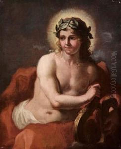 Apollo Citaredo Oil Painting by Johann Karl Loth