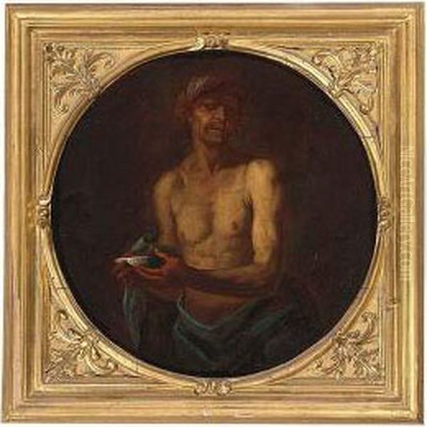 Diogenes Oil Painting by Johann Karl Loth