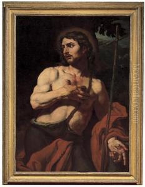 San Giovanni Battista Oil Painting by Johann Karl Loth