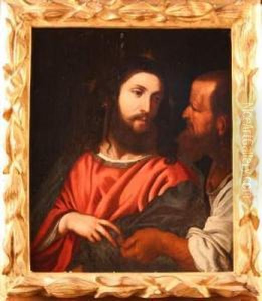 Le Denier Du Christ Oil Painting by Lorenzo Lotto