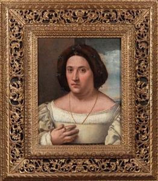 Ritratto Di Giovane Donna Oil Painting by Lorenzo Lotto