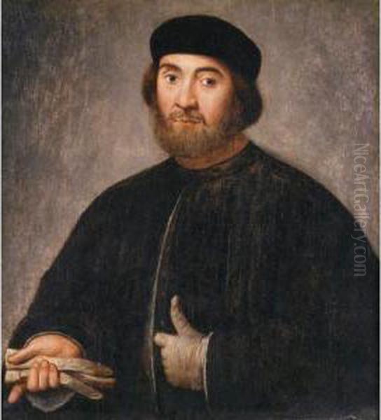 Portrait Of A Councillor Oil Painting by Lorenzo Lotto