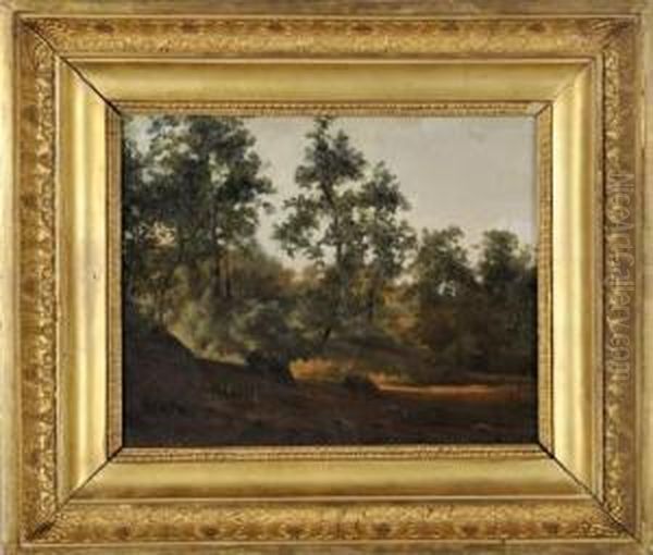 Paysage Oil Painting by Emile Loubon