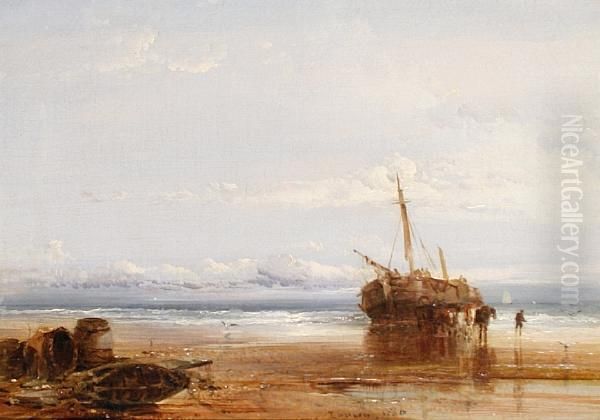 Coming Into Shore Oil Painting by Thomas Lound