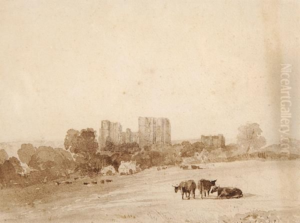 Kenilworth Castle Oil Painting by Thomas Lound