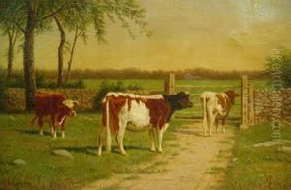 Out To Pasture Oil Painting by Clinton Loveridge