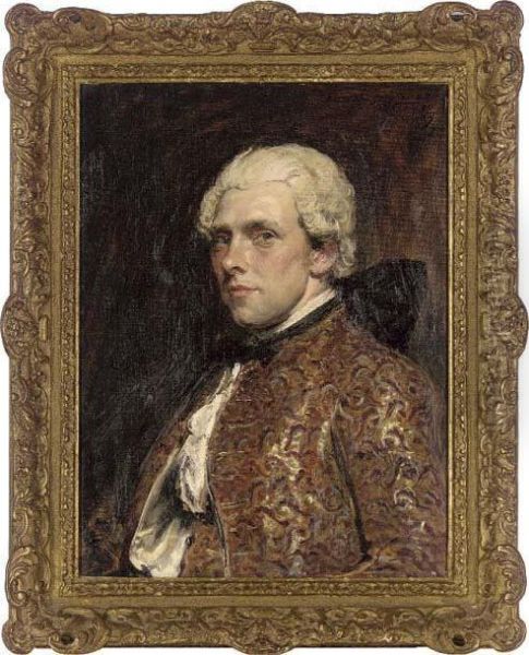 Portrait Of C. May Esq. Oil Painting by John Seymour Lucas