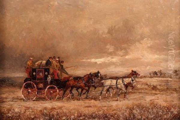 The Royal Mail Oil Painting by Henry Frederick Lucas-Lucas