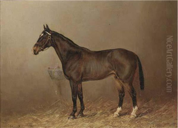 Brownie Oil Painting by Henry Frederick Lucas-Lucas