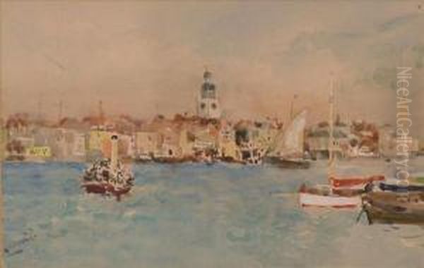 Oldchurch, Portsmouth Oil Painting by Albert Ludovici