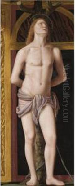 Saint Sebastian Oil Painting by Bernardino Luini