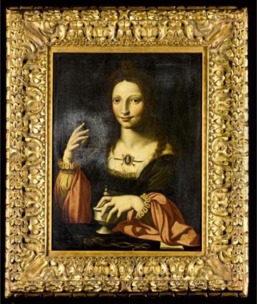 Mary Magdalene Oil Painting by Bernardino Luini