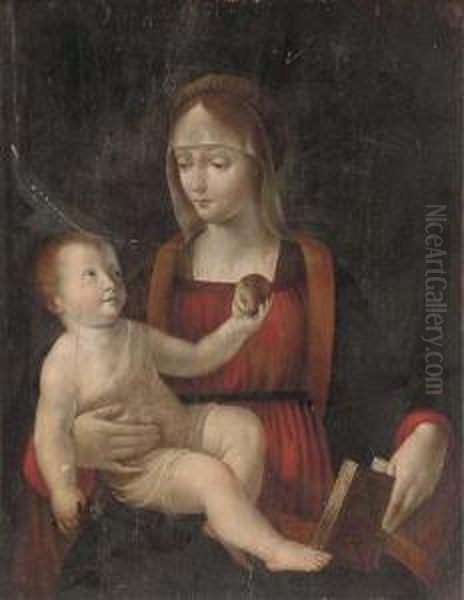 The Madonna And Child Oil Painting by Bernardino Luini