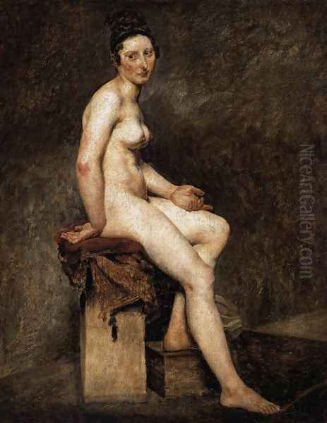 Mlle Rose 1817-20 Oil Painting by Eugene Delacroix