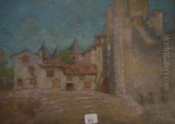 Interieur Des Remparts Oil Painting by Alexandre Lunois