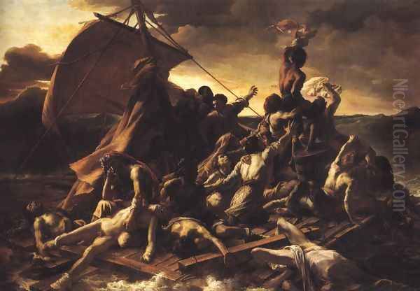 radeau de la meduse Oil Painting by Eugene Delacroix