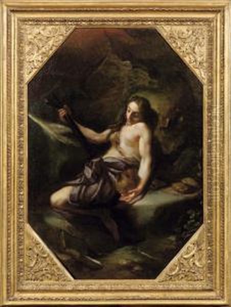 La Maddalena Penitente Oil Painting by Benedetto Luti