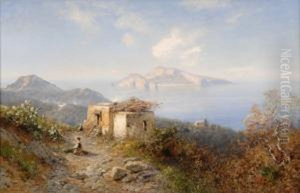 Capri. Oil Painting by Ascan Lutteroth