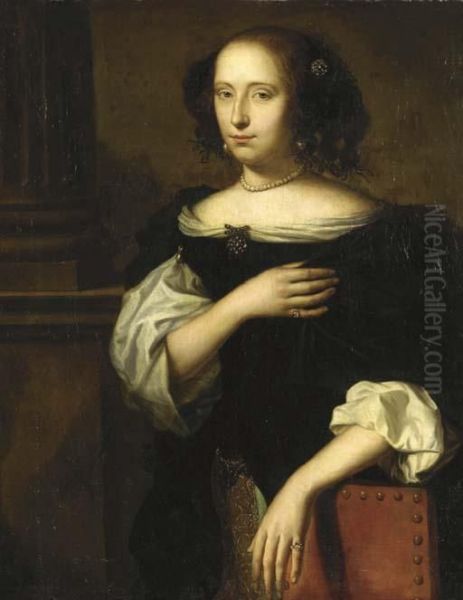 Portrait Of A Lady Oil Painting by Isaac Luttichuys