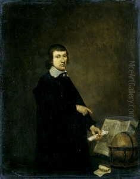 Der Geograph. Oil Painting by Isaac Luttichuys