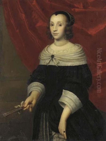 Portrait Of A Lady Oil Painting by Isaac Luttichuys