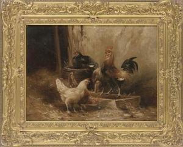 Ruler Of The Roost Oil Painting by Charles Augustus Henry Lutyens