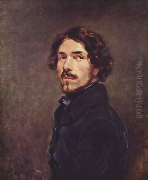 Self-portrait 2 Oil Painting by Eugene Delacroix