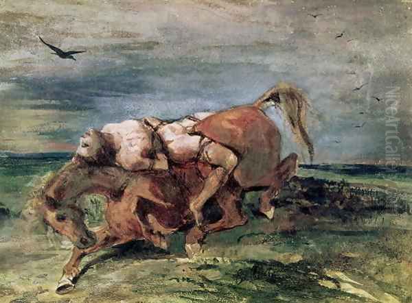 Mazeppa Oil Painting by Eugene Delacroix