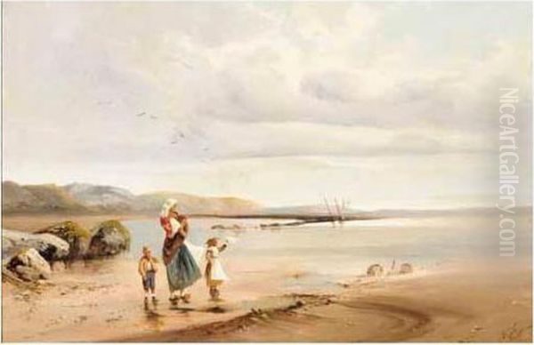 On The Coast Of Normandy Oil Painting by Henry Stanton Lynton