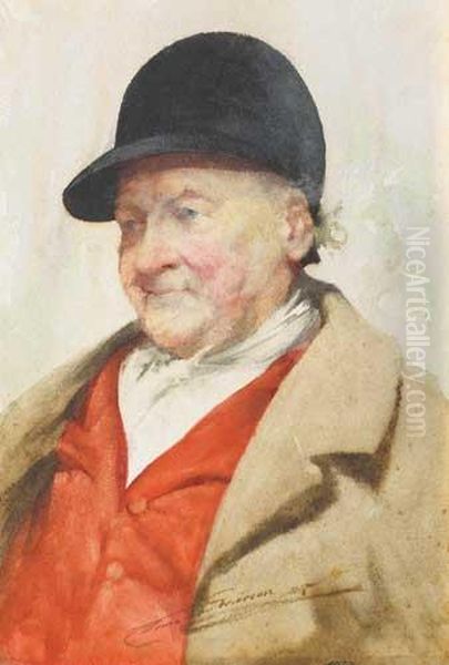 The Master Of The Hunt Oil Painting by Charles MacIvor or MacIver Grierson