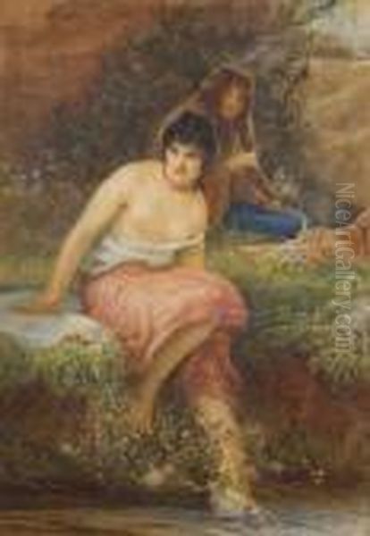 The Gypsy's Sunday Oil Painting by Robert Walker Macbeth