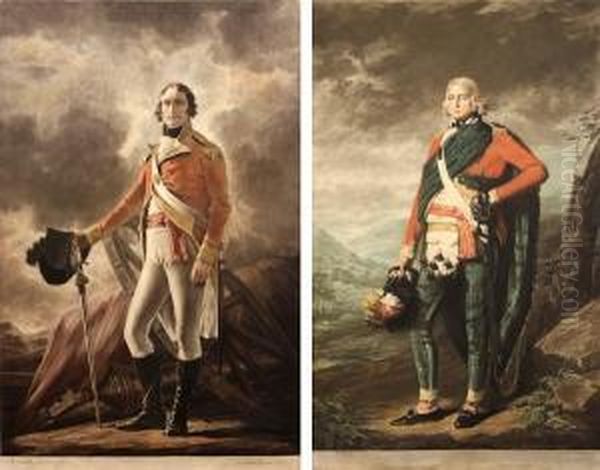 Military Portraits Oil Painting by Henry Macbeth-Raeburn